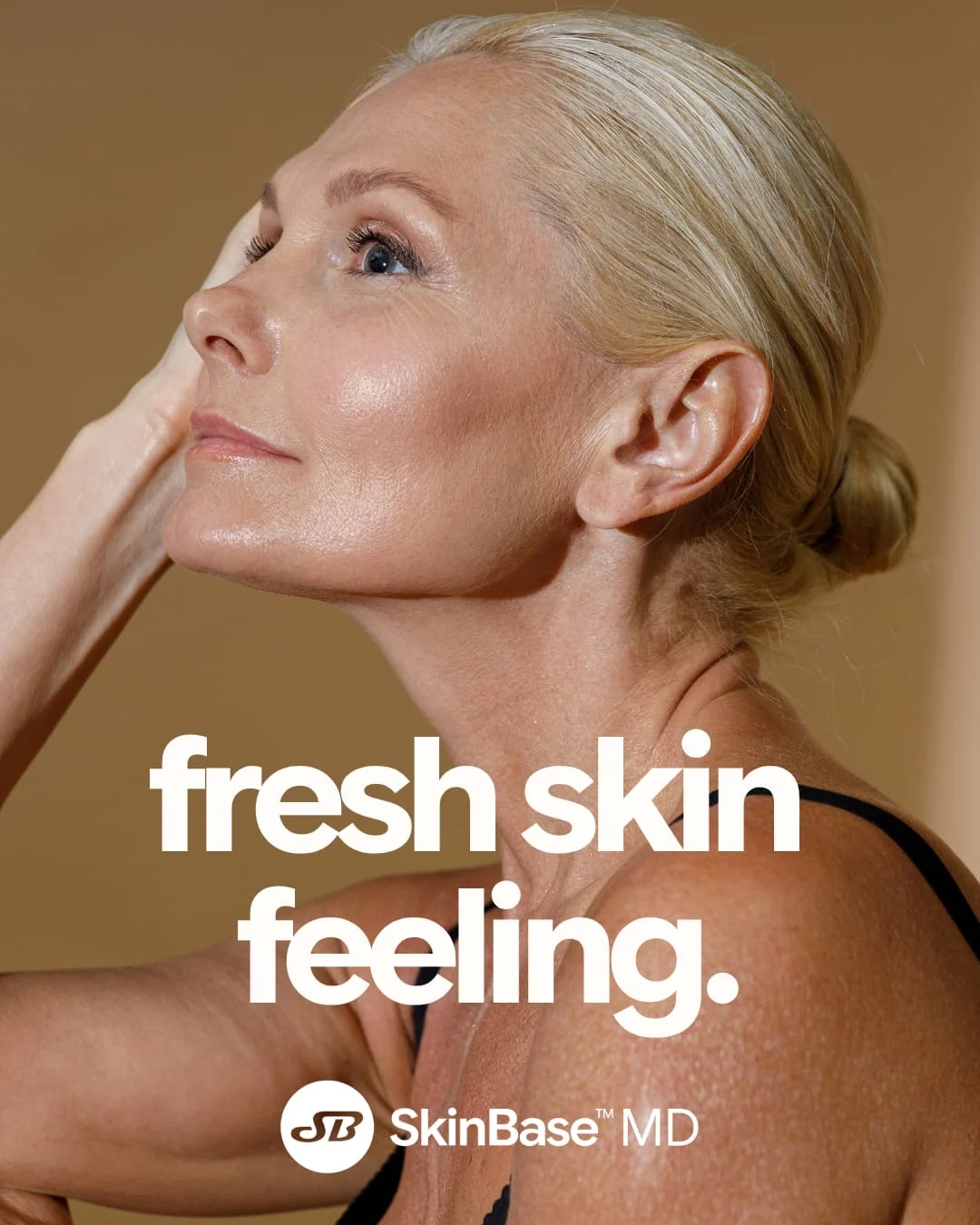SkinBase Microdermabrasion campaign showing fresh radiant skin